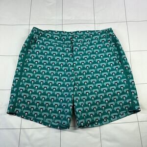 Fair Harbor Shorts Mens 30 Green Sextant Trunk Swim James Bond Athletic Lined